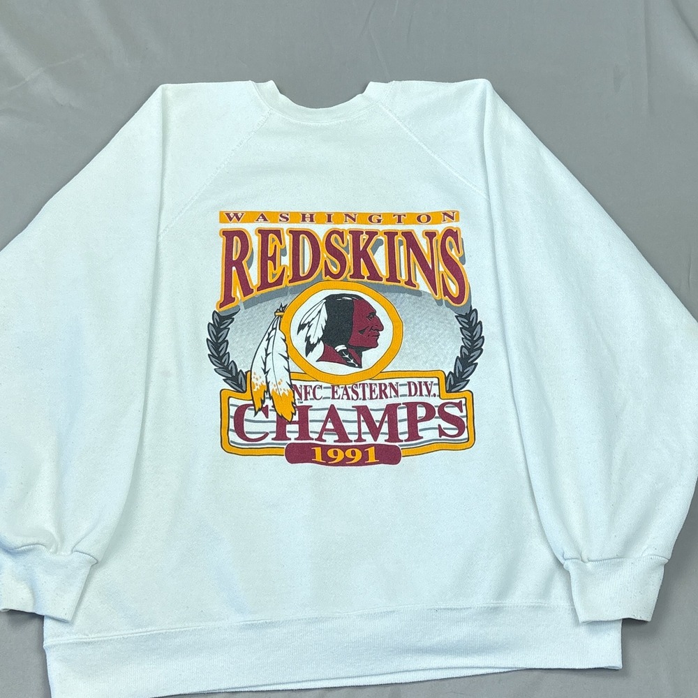 Vintage 1991 Washington Redskins NFC East Champs XL Crewneck Sweatshirt
